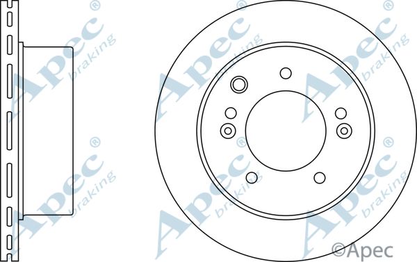 APEC BRAKING Тормозной диск DSK2420